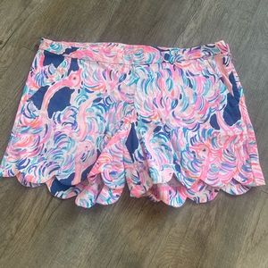 Lilly Pulitzer Scalloped Shorts